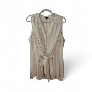 Size 1 Torrid Sleeveless Sheer Top